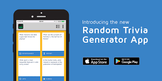 The generator is a tool to generate questions and answer. Introducing The New Random Trivia Generator App Random Trivia Blog