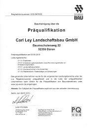 Im eigenen garten, oder wo dieses grün öffentlich genutzt wird, unterliegt der einsatz von pflanzenschutzmitteln besonderen anforderungen. Pq Praqualifikation Carl Ley Landschaftsbau Gmbh