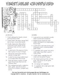 Remember, they're updated daily so don't forget to check back regularly! Vegetables Crossword Free Printable Learning Activities For Kids Printable Colouring Sheets