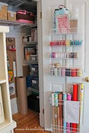 Utilize all of the available space, including wall space, overdoor space, even storage under a bed or table. Sewing Closet Organizer Shefalitayal