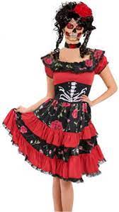 If you're taking part in a play, raising money for a christmas charity, or attending santacon, you'll need the right costume to look the part. Ladies Day Of The Dead Costume Sugar Skull Skeleton Womens Halloween Fancy Dress Uk 8 Amazon Co Uk Beauty