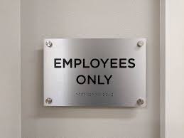 Ada Compliant Interior Room Id Signage On Aluminum Standoffs Raster Braille And Raised Lettering On Brushed Me Wayfinding Wayfinding Signage Directional Signs