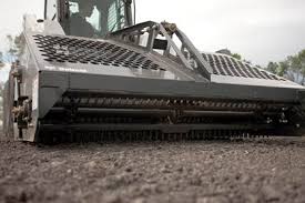 Go from uncleared lot to finished seed bed with one attachment! Landscape Rake Attachment Bobcat Company