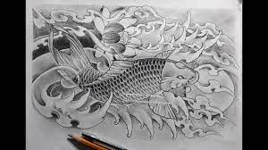 Trong đường quan lộ, cá chép là biểu tượng của sự thăng tiến, công danh. Váº½ Ca Chep 3 Hinh Xam Ca Chep Tráº§n Giau Tattoo Youtube