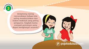 Kantor kelurahan menghadap arah depan mushola. Bahasa Inggris Kelas 7 Halaman 146 147