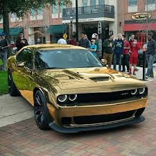 Gold Hellcat Dodge Challenger Hellcat Challenger Dodge Challenger Hellcat