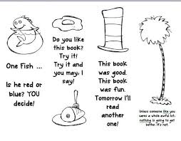 February 2012 Dr Seuss Coloring Pages Library Bookmarks Coloring Bookmarks