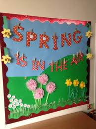 Spring Is In The Air Bulletin Board Display School Door Decorations Nursery Display Boards Display Boards For School