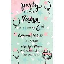 Download now vector balon ulang tahun free vector download 6 free vector. Undangan Ulang Tahun Background Star Shopee Indonesia