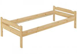 96 x 70 x 206 cm (b x h x t) große bett in bianco lackiert punktet mit einer schlichten optik und das bett bietet ihnen eine liegefläche von ca. Bettgestell Kiefer Natur 90x200 Massivholzbett Einzelbett Ohne Zubehor 60 31 09or Einzelbetten Betten Mobel Erst Holz