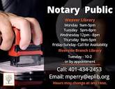 Notary Public - East Providence Public Library