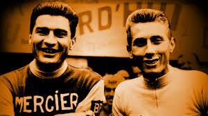 Les routes et les banderoles du dernier tour de france portaient encore les. Les Grands Recits Jacques Anquetil Raymond Poulidor Le Duel De Deux France Eurosport