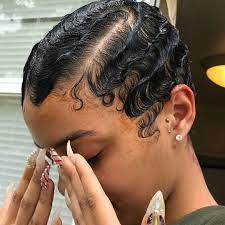 Curl clips help hold the finger waves in place as they dry, ensuring that the shape will hold as the hair dries. Finger Waves Are So Cute Dm For Cheap Promos Short Natural Hair Styles Finger Waves Short Hair Natural Hair Styles