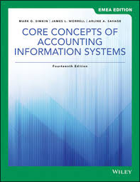 Core Concepts Of Accounting Information Systems 14th Edition Emea Edition Wiley