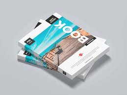 A collection of free & premium photoshop smart object showcase mockups for designers to present their designs; 2 Free Soft Cover Books Mockup Psd