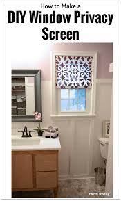 Run the washcloth around the window sill thoroughly several times. How To Make A Pretty Diy Window Privacy Screen