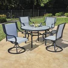 5 piece patio furniture set outdoor bistro chairs and table rattan wicker conversation all weather heavy duty for garden poolside backyard blue y0232 com. Patio Furniture Collections At Menards