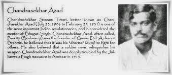 MARXIST INDIANA: 195. Chandra Shekhar Azad (1906-1931)