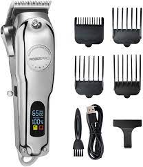 Everybody either male or female goes to opt for the best ways for cutting. Roziapro Professional Hair Clippers For Men Barber Clippers For Hair Cutting Grooming Kit Adjustable Hair Trimmer For Men All Metal Beard Trimmer Cordless Clippers Rechargeable Led Display Amazon Co Uk Health