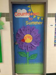 New sale this week, so shop now! Countdown To Summer Daisy Flower Door Countdowntosummer Summer Classroomdoordecor Door Decorations Classroom School Door Decorations Spring Door Decoration