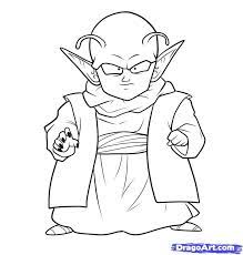 Today, we will show you how to draw piccolo (piccolo jr. Easy Dragon Ball Z Drawings Coloring Home