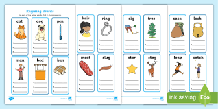 Country living editors select each product featured. Easy Rhyming Words Ks1 Worksheet One Syllable Words