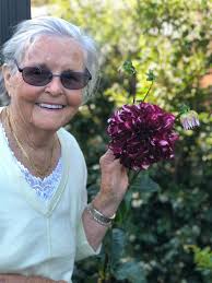 Flower Power Just thought I d share this picture of a born n bred  Congletonian who is 90 years young , Vera Gibbins , my mum . We were lucky  to buy