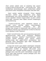 Air dari kawasan perumahan akan mengalir ke kolam penahanan lumpur, dan hanya air bersih yang dilepaskan ke anak sungai yang berdekatan. Karangan Alam Sekitar