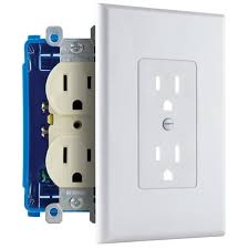 Get the extra coverage depth you need with a deeper wall plate or extender ring. Titan3 White Smooth 1 Gang Plastic Decorator Wall Plate 5 Pack Tppcsw D 5 The Home Depot In 2020 Plates On Wall Electricity Diy Electrical