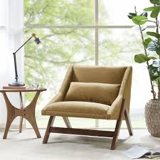 Boomerang Accent Chair Have More Fun With Boomerang In Our Mustard Fabric Living Room Chairs Accent Chairs Modern Lounge Chairs