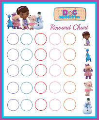 Doc Mcstuffins Reward Chart Toddler Reward Chart Kids