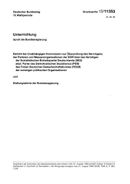Ddr steht für deutsche demokratische republik. Unterrichtung 13 11353
