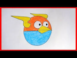 Como Desenhar O Lazer Bird De Angry Birds Space Youtube How To Draw Lightning Drawings Angry Birds