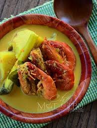 Gulai Udang Harimau Sama Nenas Resep Masakan Malaysia Makanan Gulai