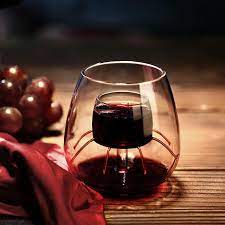 Stemless Fountain Wine Glass Set Of 2