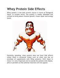 Whey Protein Side Effects