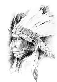 See more ideas about apaches tattoo, tattoos, native american art. Skizze Der Tattoo Kunst Native American Indian Head Chief Fototapete Fototapeten Apache Pixie Motorhaube Myloview De