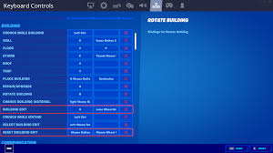 With his keybinds, mongraal seems to prioritize playing with his mouse when it comes to building. Guide To Setting Your Keybinds In Fortnite Pc Guide Fortnitemaster Com
