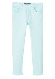 Mango Patri Jeans Skinny Fit Aqua Green Kids Shop Best