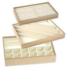 Ampersand Stackable Jewelry Trays In Gold Stackable Jewelry Jewelry Tray Organizer Jewelry Drawer