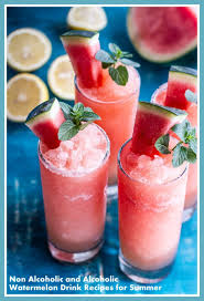 Melon liqueur is an extremely sweet and fruity melon flavoured liqueur. Non Alcoholic And Alcoholic Watermelon Drink Recipes For Summer Delishably