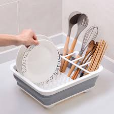 La maison de la vaisselle. Egouttoir A Vaisselle Pliable Support De Sechage Portable Etagere A La Maison Organisateur De Vaisselle Aliexpress