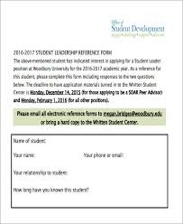Free 8 Sample Leadership Recommendation Letter Templates In Pdf Ms Word Pages Google Docs