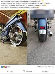 Street racing supra x 125 kontes modifikasi drag bike style. Modifikasi Ban Kecil Dengan Velg Besar Timbulkan Polemik Ini Kata Warganet