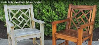 How To Restore Weathered Teak Outdoor Furniture Teak Shower Bench Patio Furniture Collection Outdoor Wood Furniture Teak Outdoor Furniture