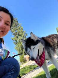 I've seen her a few times, is she nice? Like does she let people pet her?