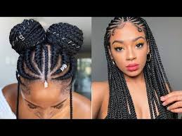 Cute Spring Hairstyles Compilation Trendy 2019 Youtube African Braids Hairstyles Pictures African Hairstyles Feed In Braids Hairstyles
