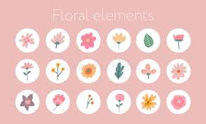 Check spelling or type a new query. Instagram Story Highlight Icon Set Of Hand Drawn Design Element With Flower And Leaf Hand Boho Flower Logo Design Logo For Stock Illustration Illustration Of Background Abstraction 173845937