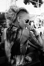 To style it properly you need to section out bangs in a shape of a half circle. 36 Sexy And Hot Half Shaved Hairstyles
