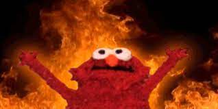 Elmo In Flames Meme Becomes Real Life At A Protest In Philadelphia